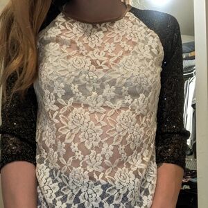 Vintage BKE lace shirt